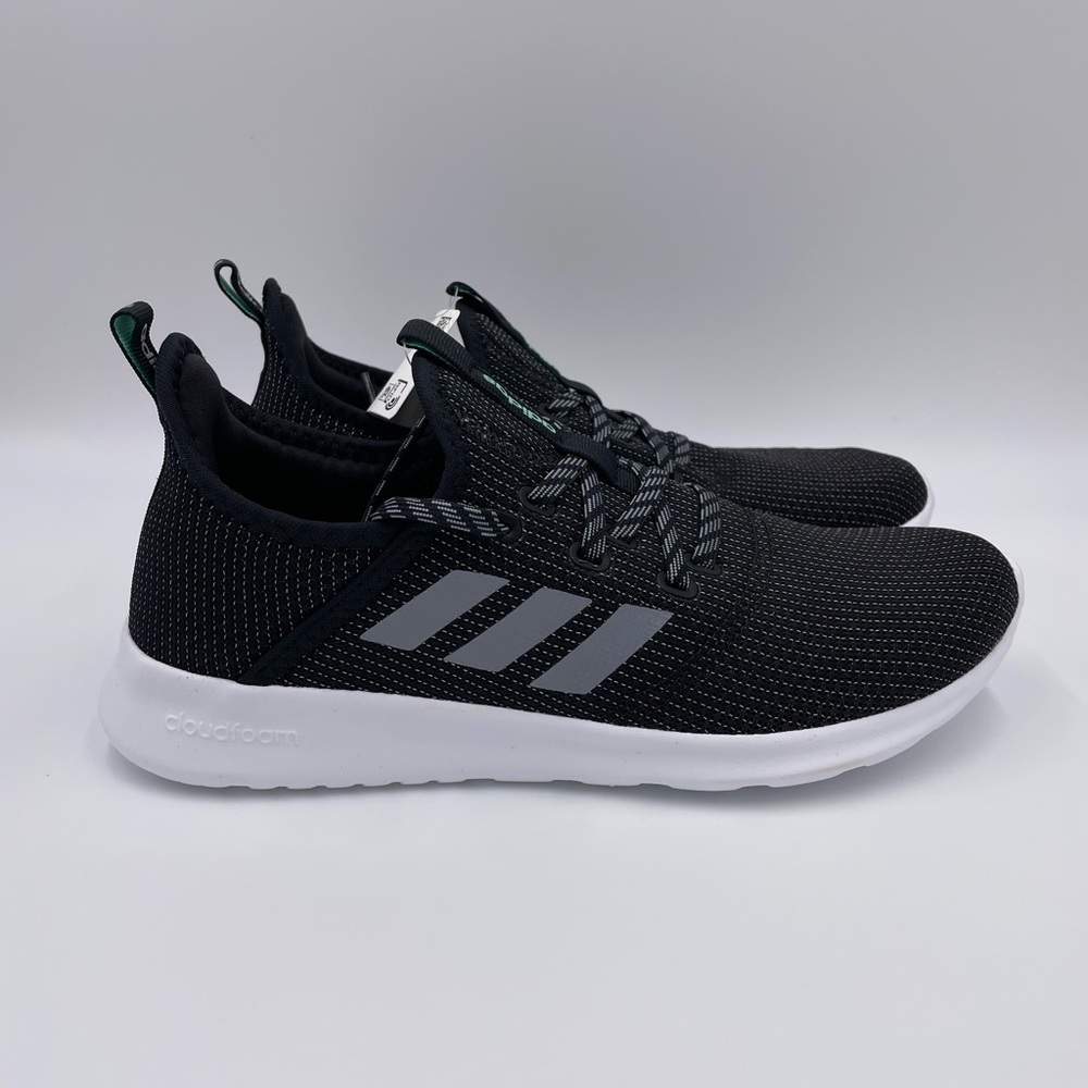 Adidas Cloudfoam Pure Black / White Womens Shoes